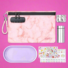 Load image into Gallery viewer, Smell Proof Bag Bejeweled Accessory Set
