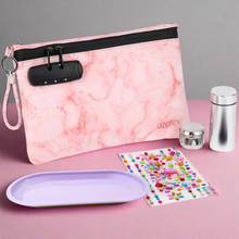 Load image into Gallery viewer, Smell Proof Bag Bejeweled Accessory Set
