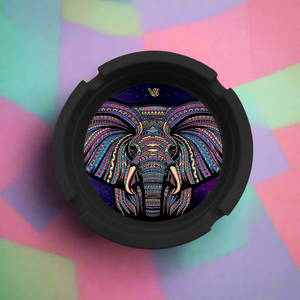 Vibrant Elephant Silicone Ashtray