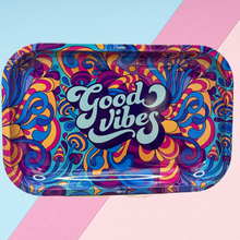 Load image into Gallery viewer, Large Good Vibes Rolling Tray
