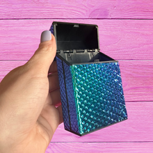 Load image into Gallery viewer, Blue Mermaid Scale Cigarette Case
