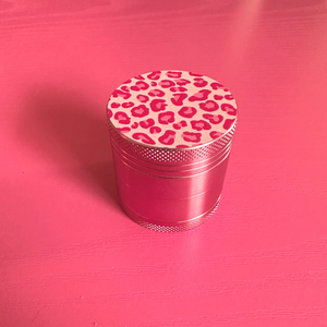 Pink Cheetah Grinder 40MM