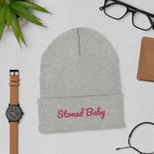 Load image into Gallery viewer, Stoner Girl 420 friendly Cuffed Beanie
