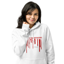 Load image into Gallery viewer, This Is My Period Blood Unisex eco raglan hoodie
