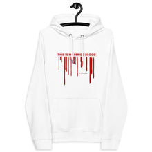 Load image into Gallery viewer, This Is My Period Blood Unisex eco raglan hoodie
