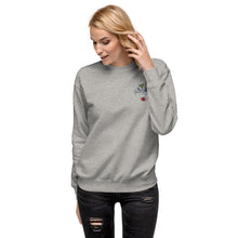 Load image into Gallery viewer, Periods Give Life Unisex Embroidered Premium Sweatshirt
