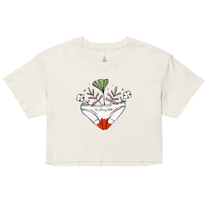 Periods Give Life Women’s crop top
